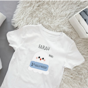 1st Halloween Cute Ghost Baby T-Shirt