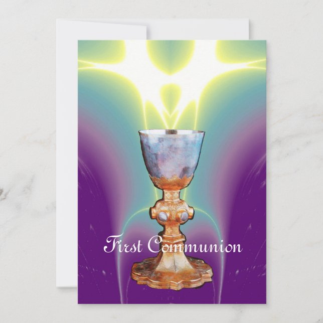 1st Holy Communion/ Christening Invitation (Front)