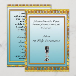 1st Holy Communion Party Invitation