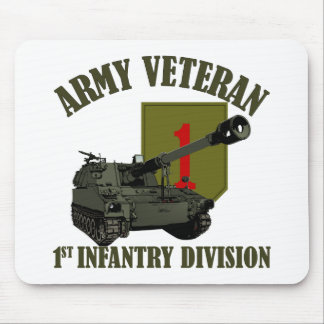 1st ID Veteran - M109 Howitzer Mouse Mat
