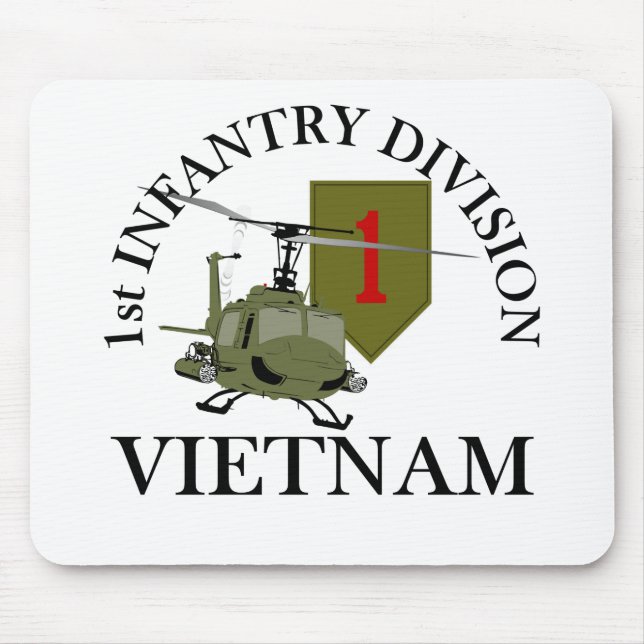 1st ID Vietnam Mouse Mat (Front)