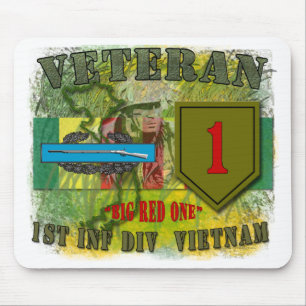 1st Inf Div-Vietnam Mouse Mat