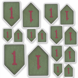 1st INF Infantry Division Big Red 1 Contour