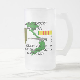 1st Inf Vietnam Frosted Mug