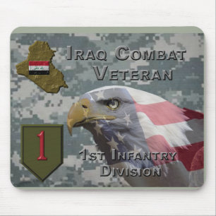 1st Infantry Div Iraq Combat Veteran Mouse Mat