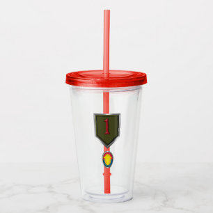 1st Infantry Division Acrylic Tumbler