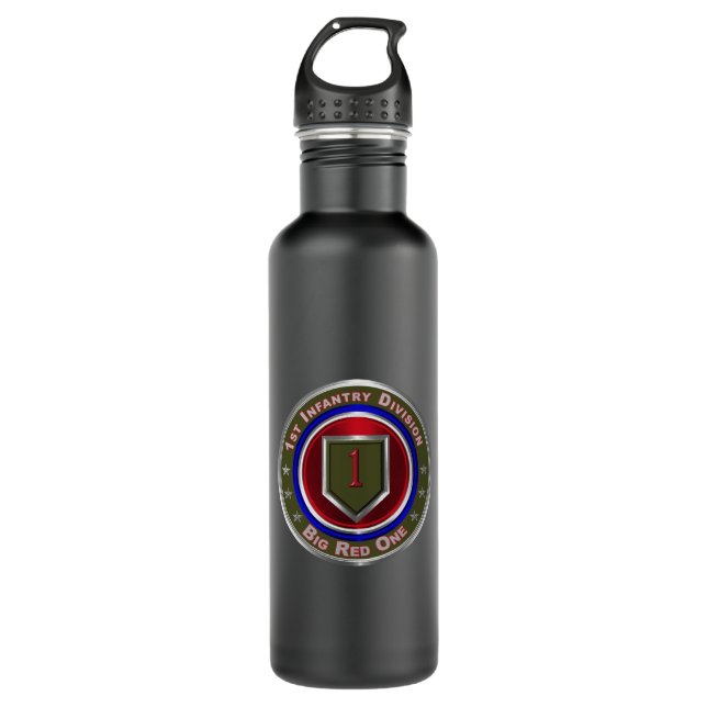 1st Infantry Division “Big Red One” 710 Ml Water Bottle (Front)
