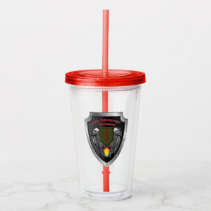 1st Infantry Division “Big Red One” Acrylic Tumbler