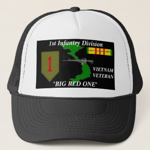 1st Infantry Division"Big Red One" Ball Caps