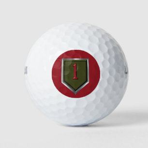 1st Infantry Division “Big Red One”  Golf Balls