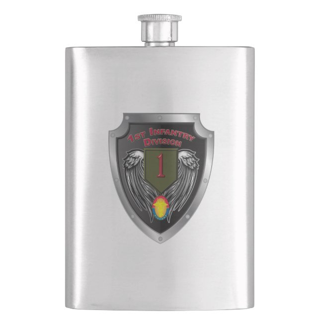 1st Infantry Division “Big Red One” Hip Flask (Front)