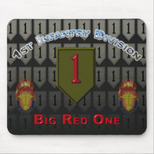1st Infantry Division “Big Red One” Mouse Mat