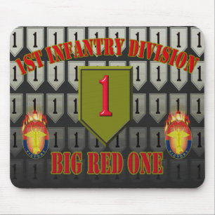 1st Infantry Division “Big Red One” Mouse Mat