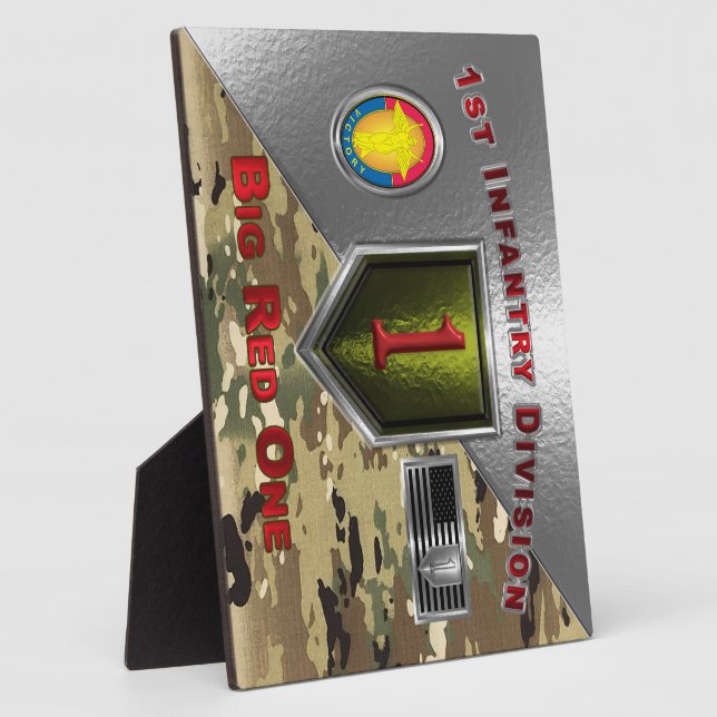 1st Infantry Division “Big Red One” Plaque (Side)