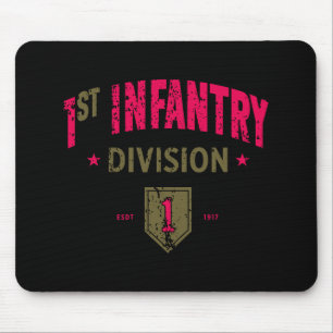 1st Infantry Division "BRO" Distressed Mouse Mat