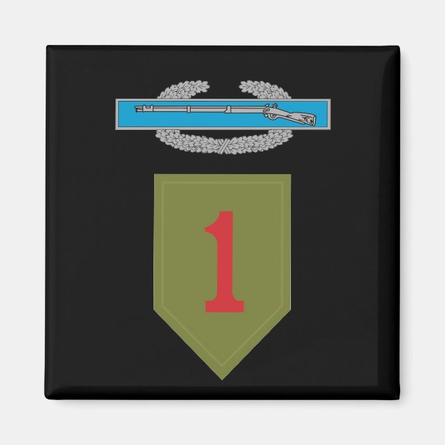 1st Infantry Division CIB Magnet (Front)