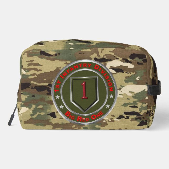 1st Infantry Division  Dopp Kit (Back)