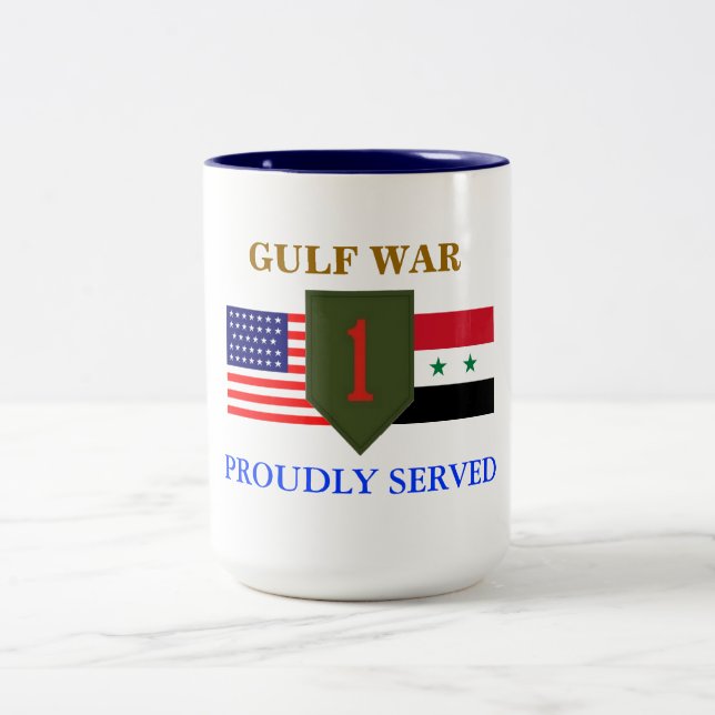 1ST INFANTRY DIVISION GULF WAR MUG (Center)