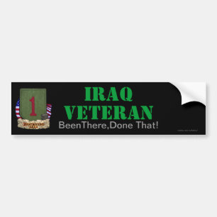 1st infantry division iraq vets bumper sticker