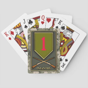 1st Infantry Division Playing Cards