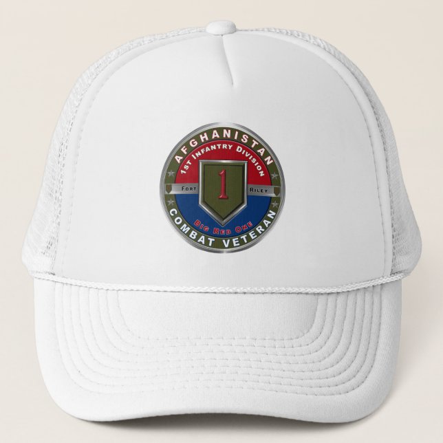 1st Infantry Division   Trucker Hat (Front)