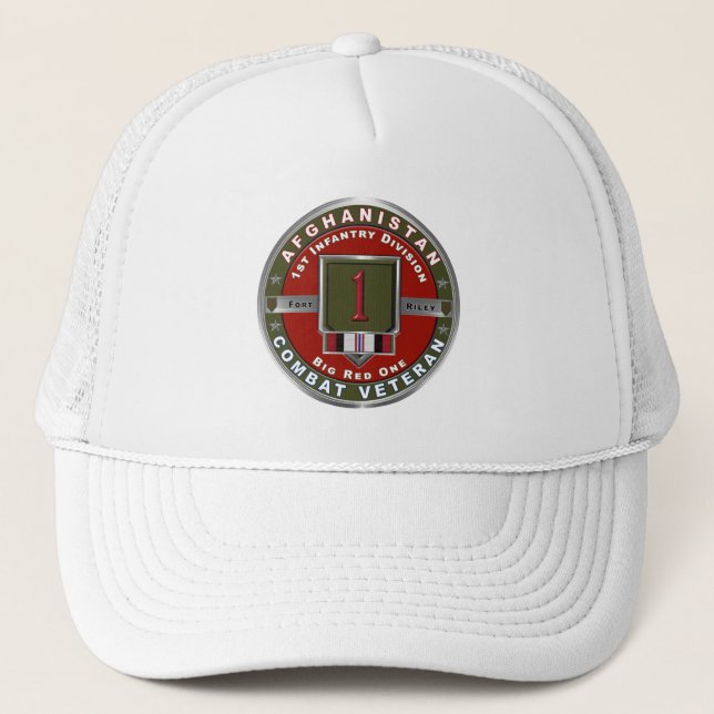 1st Infantry Division  Trucker Hat (Front)