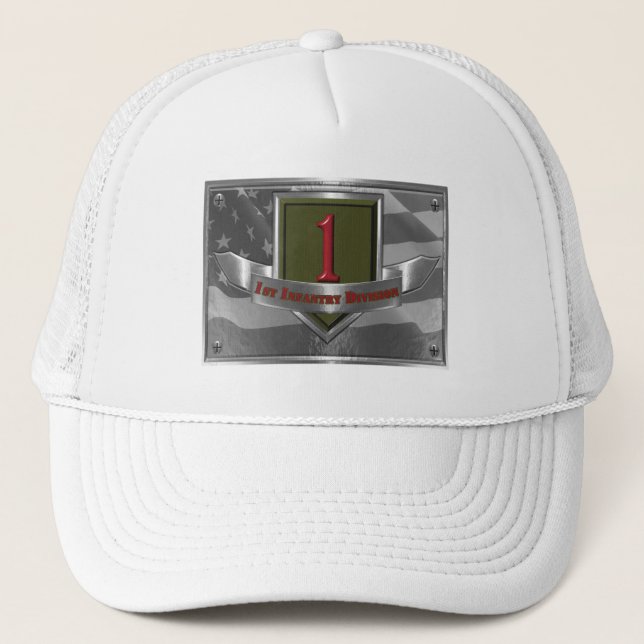 1st Infantry Division   Trucker Hat (Front)