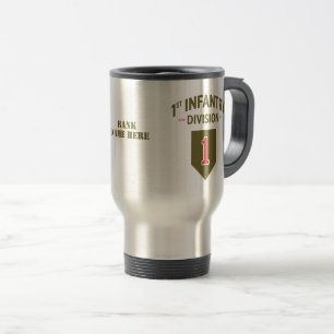 1st Infantry Division United States Military Travel Mug