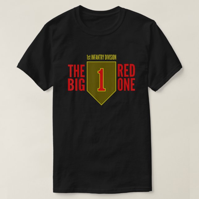 1ST INFANTRY DIVISION US ARMY T-Shirt (Design Front)