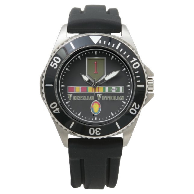 1st Infantry Division Vietnam Veteran  Watch (Front)
