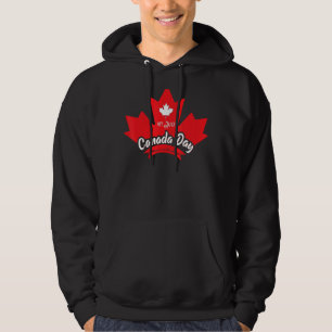 1st July Canada Day Maple Leaf Canadian Flag Hoodie