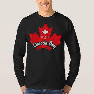 1st July Canada Day Maple Leaf Canadian Flag T-Shirt