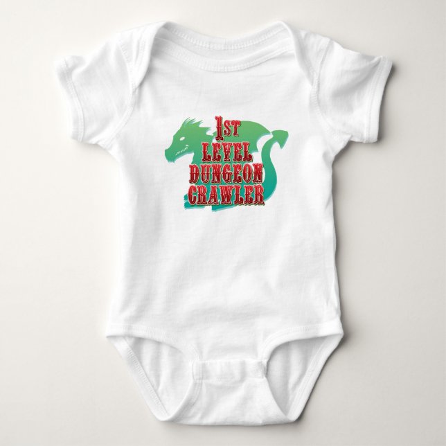 1st Level Dungeon Crawler Baby Bodysuit (Front)