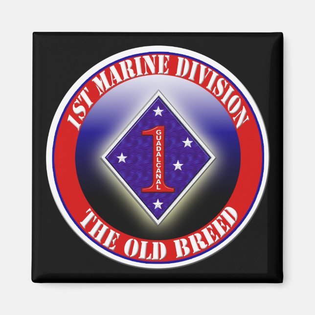 1st Marine Division Magnet (Front)