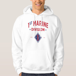 1st Marine Division - United States Military Hoodie