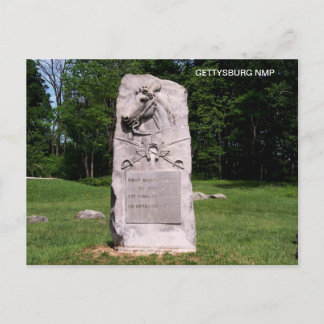 1ST MASSACHUSETTS CALVARY POSTCARD