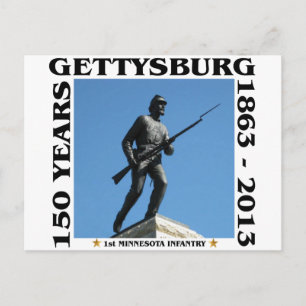 1st Minnesota Infantry - 150th Gettysburg Postcard