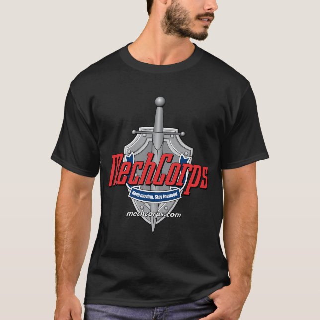 1st Mobile Armour Division 002 - MechCorps T-Shirt (Front)
