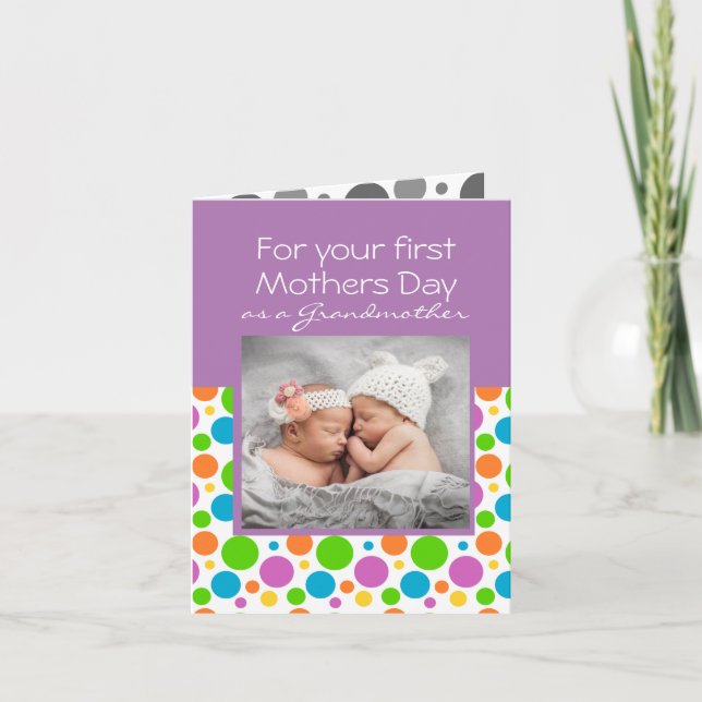 1st Mothers Day Card for Grandma (Front)