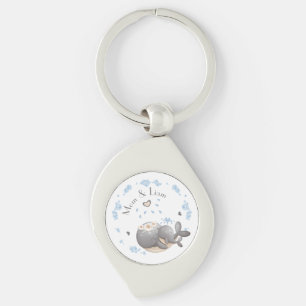 1st Mother's Day, name, first mother's day Key Ring