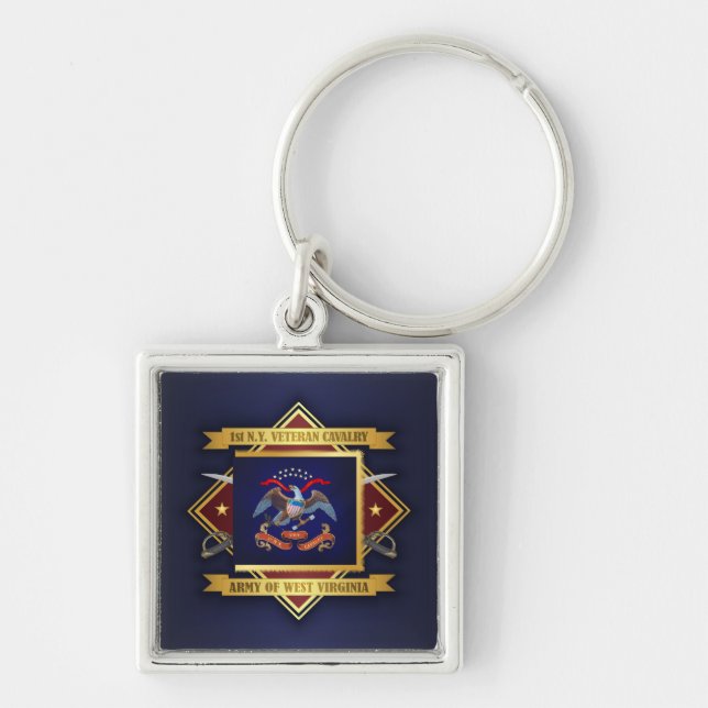1st New York Veteran Cavalry Key Ring (Front)