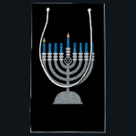 1st Night of Hanukkah Glitter Small Gift Bag<br><div class="desc">Hanukkah 2022 will begin in the evening of Sunday 18 December and ends in the evening of Monday 26 December</div>