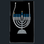 1st Night of Hanukkah Glitter Small Gift Bag<br><div class="desc">Hanukkah 2022 will begin in the evening of Sunday 18 December and ends in the evening of Monday 26 December</div>
