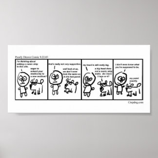 1st Poorly Drawn Comic Poster