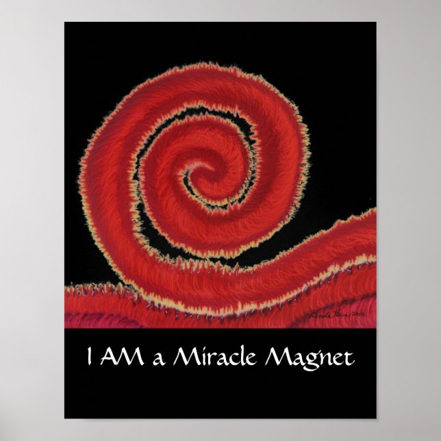 1st-Root Chakra #1- I AM a Miracle Magnet Poster (Front)