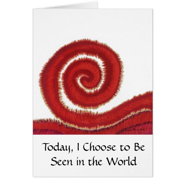 1st-Root Chakra #1- Today, I Choose to Be Seen in (Front)