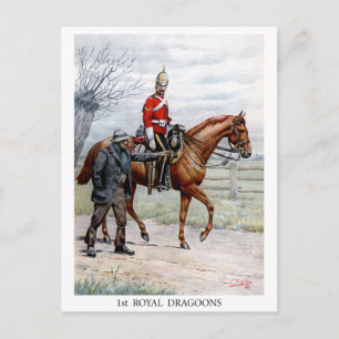 1st Royal Dragoons Postcard
