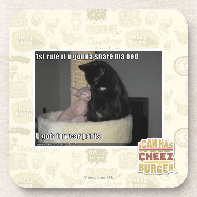 1st rule if u gonna share ma bed 2 coaster (Front)