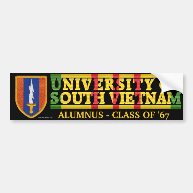1st Signal Bde. - U of South Vietnam Sticker (Front)
