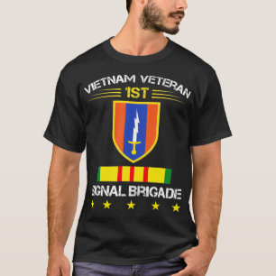 1st Signal Brigade Vietnam Veteran Png  T-Shirt